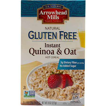 Arrowhead Mills Flours & Grains-Organic GF Instant Quinoa & Oat Hot Cereal