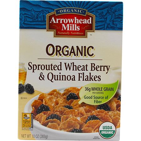 Arrowhead Mills Flours & Grains-Organic Sprouted Wheat Berry & Quinoa Flakes