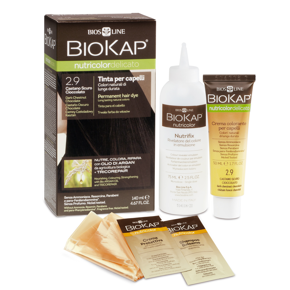 Bios Line S.p.A. - BioKap Nutricolor - Delicato Hair Dye