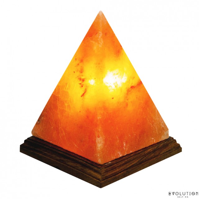 Evolution Himalayan Crystal Salt Lamps - Pyramid Shaped 6-7