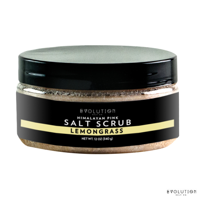 Evolution Salt Company - Himalayan Pink Salt Scrub - Lemongrass