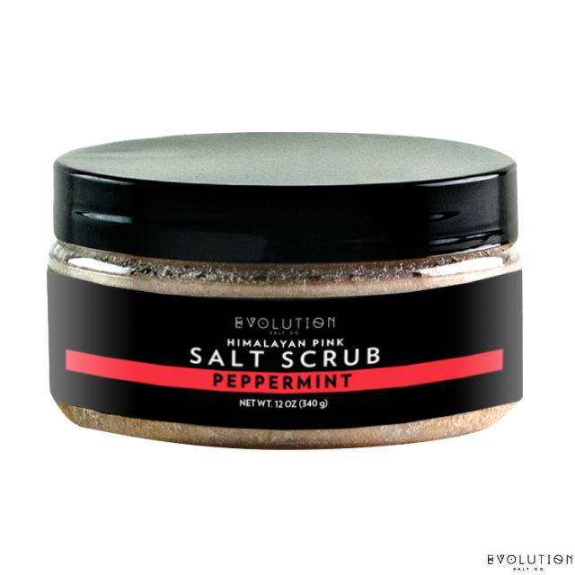 Evolution Salt Company - Himalayan Pink Salt Scrub - Peppermint