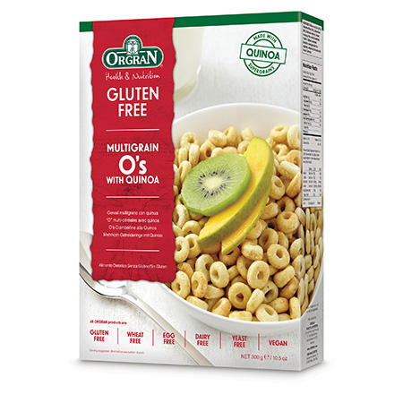 Orgran Cereals - Multigrain Breakfast O's with Quinoa