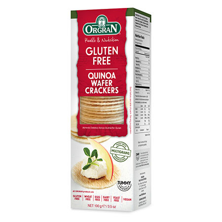 Orgran Crispbreads - Quinoa Wafer Crackers 