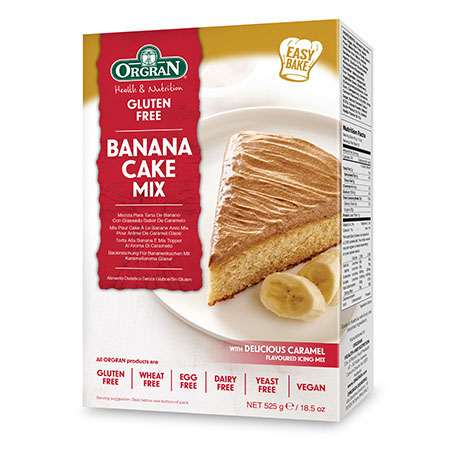 Orgran Mixes - Banana Cake Caramel Flavoured Icing