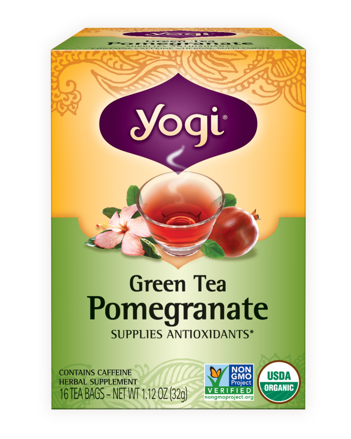 Yogi Green Teas - Green Tea Pomegranate 