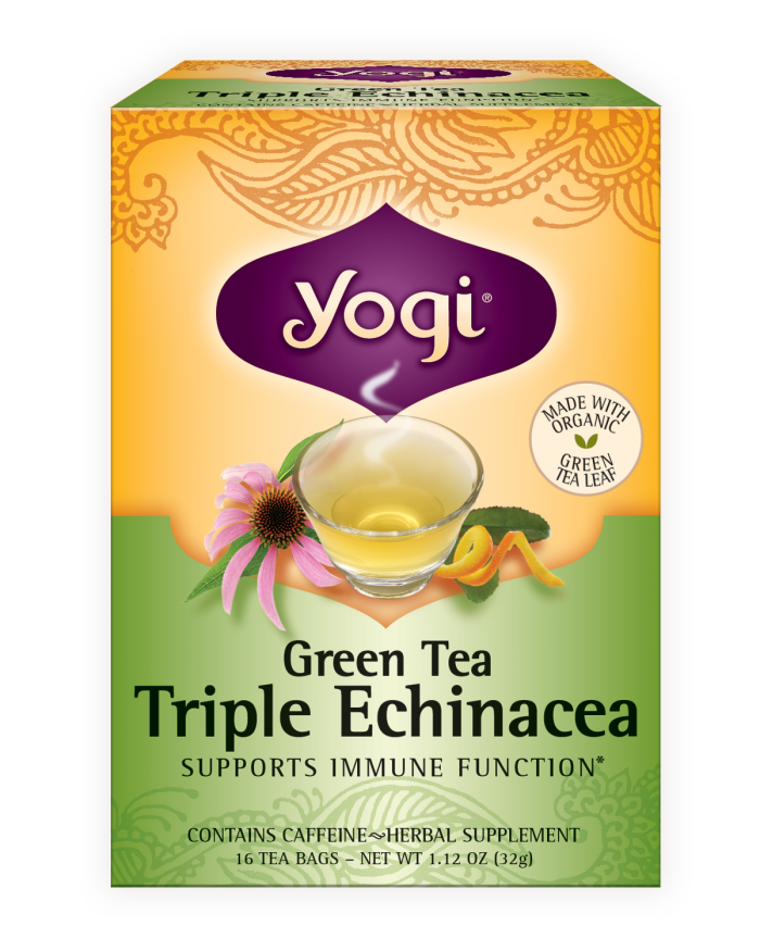 Yogi Green Teas - Green Tea with Triple Echinecea